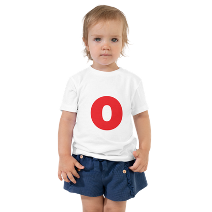 Joyful Letters Toddler Tee - O