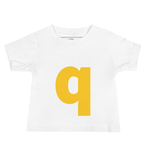 Joyful Letters Baby Tee - Q