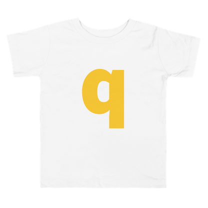 Joyful Letters Toddler Tee - Q