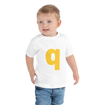 Joyful Letters Toddler Tee - Q