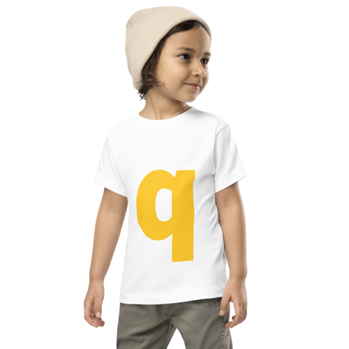 Joyful Letters Toddler Tee - Q