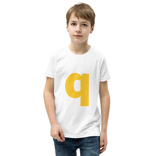 Joyful Letters Kids Tee - Q