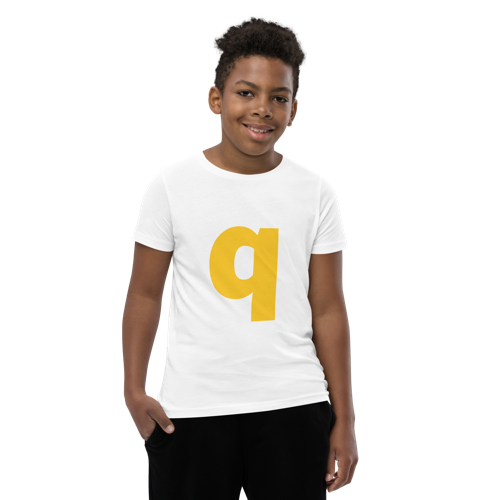 Joyful Letters Kids Tee - Q