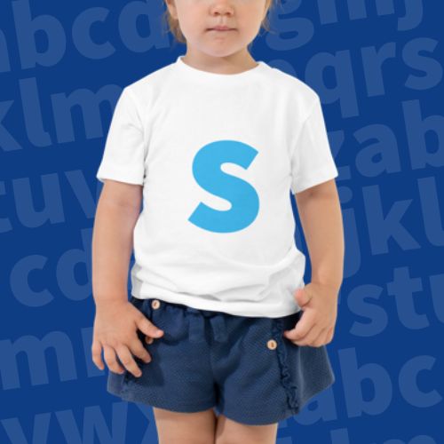 Joyful Letters Toddler Tee - S