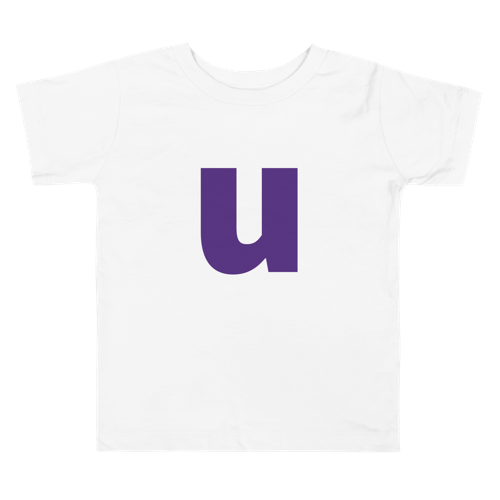 Joyful Letters Toddler Tee - U