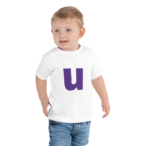 Joyful Letters Toddler Tee - U