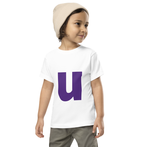 Joyful Letters Toddler Tee - U