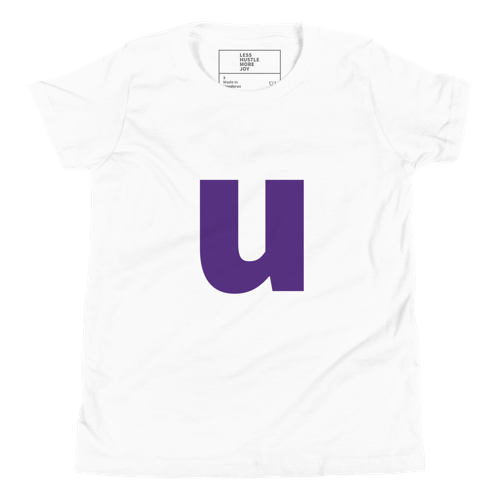 Joyful Letters Kids Tee - U