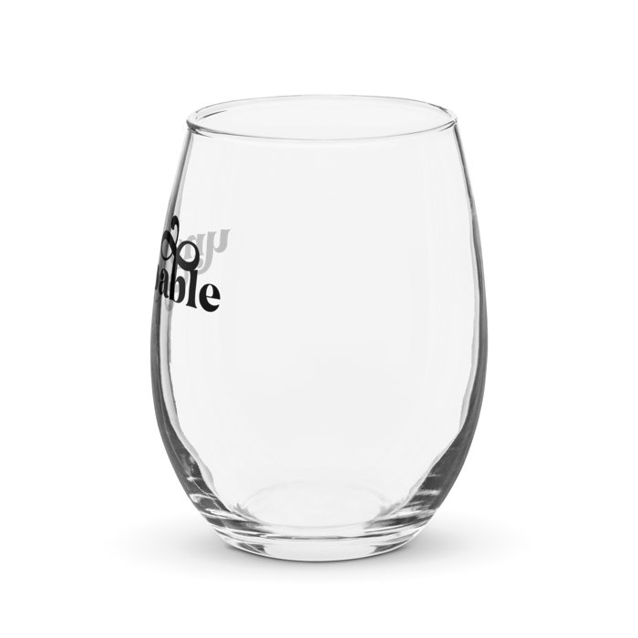 Unstoppable Stemless Glass