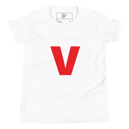 Joyful Letters Kids Tee - V