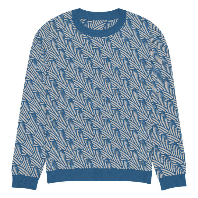 Waves Crashing Knitted Sweater