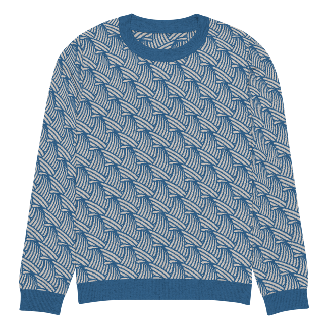 Waves Crashing Knitted Sweater