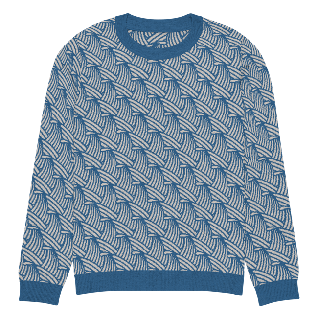 Waves Crashing Knitted Sweater