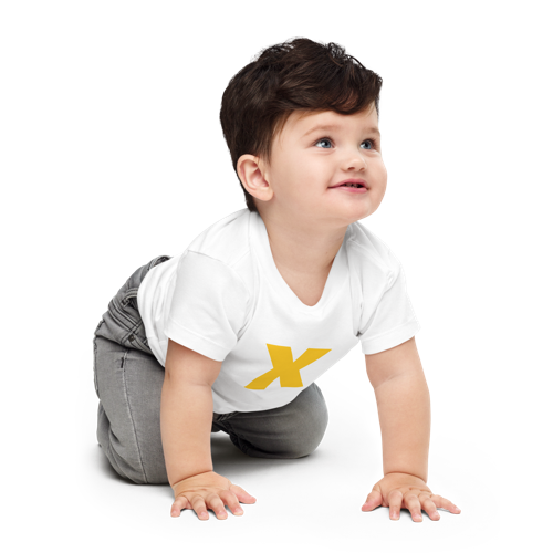 Joyful Letters Baby Tee - X