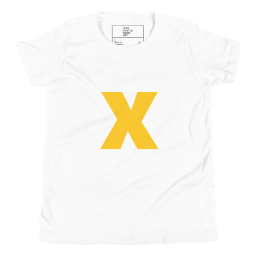 Joyful Letters Kids Tee - X