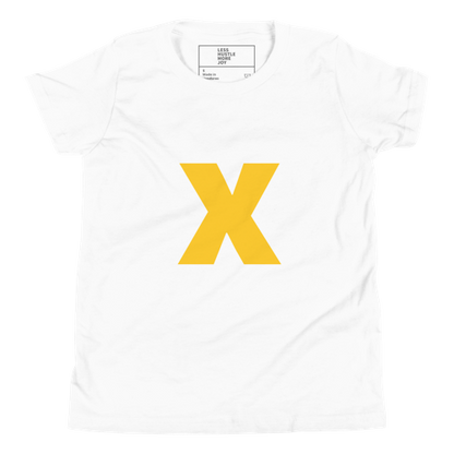 Joyful Letters Kids Tee - X