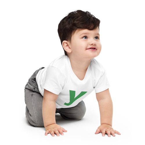 Joyful Letters Baby Tee - Y