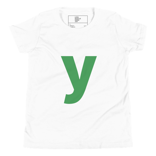 Joyful Letters Kids Tee - Y