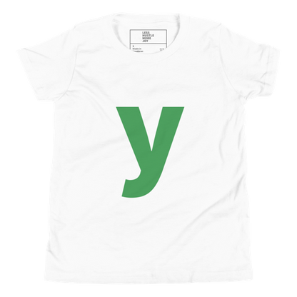 Joyful Letters Kids Tee - Y