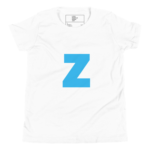 Joyful Letters Kids Tee - Z