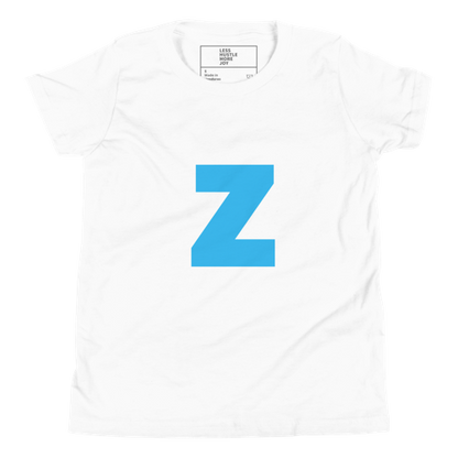 Joyful Letters Kids Tee - Z